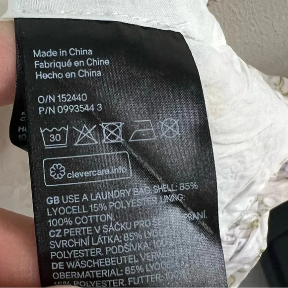 NWOT Brock Collection X H&M Lyocell-blend Dress Floral White Casual Women Small - Picture 12 of 12